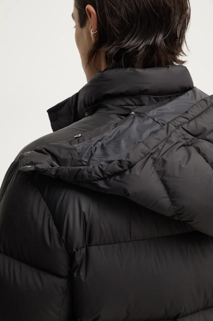 Tommy Hilfiger geaca de puf negru MW0MW36569