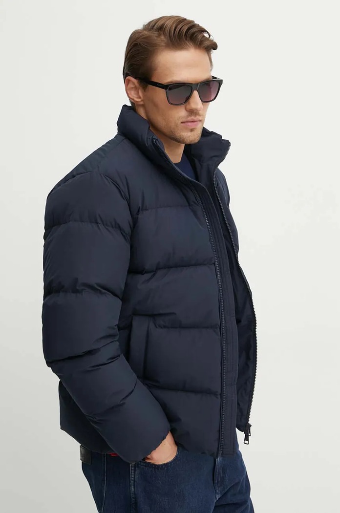 Tommy Hilfiger Páperová bunda Tommy Hilfiger tmavomodrá MW0MW36666