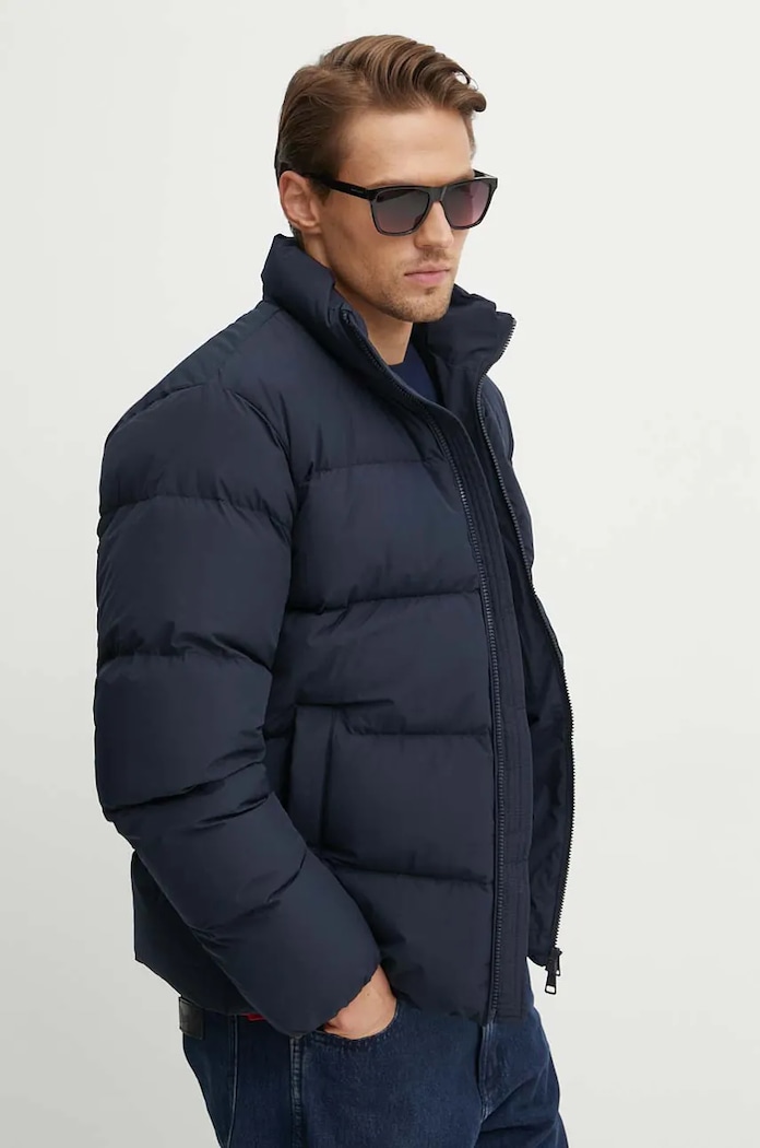 Tommy Hilfiger Páperová bunda Tommy Hilfiger tmavomodrá MW0MW36666