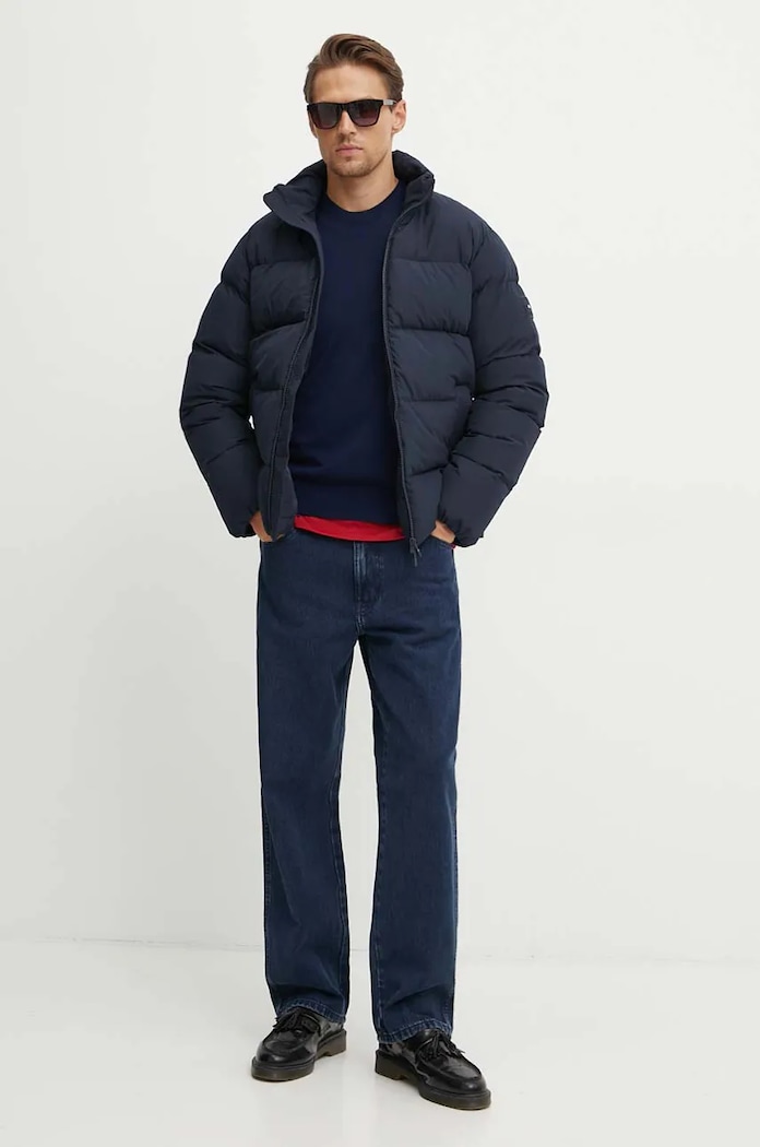 Tommy Hilfiger Páperová bunda Tommy Hilfiger MW0MW36666 tmavomodrá AW24