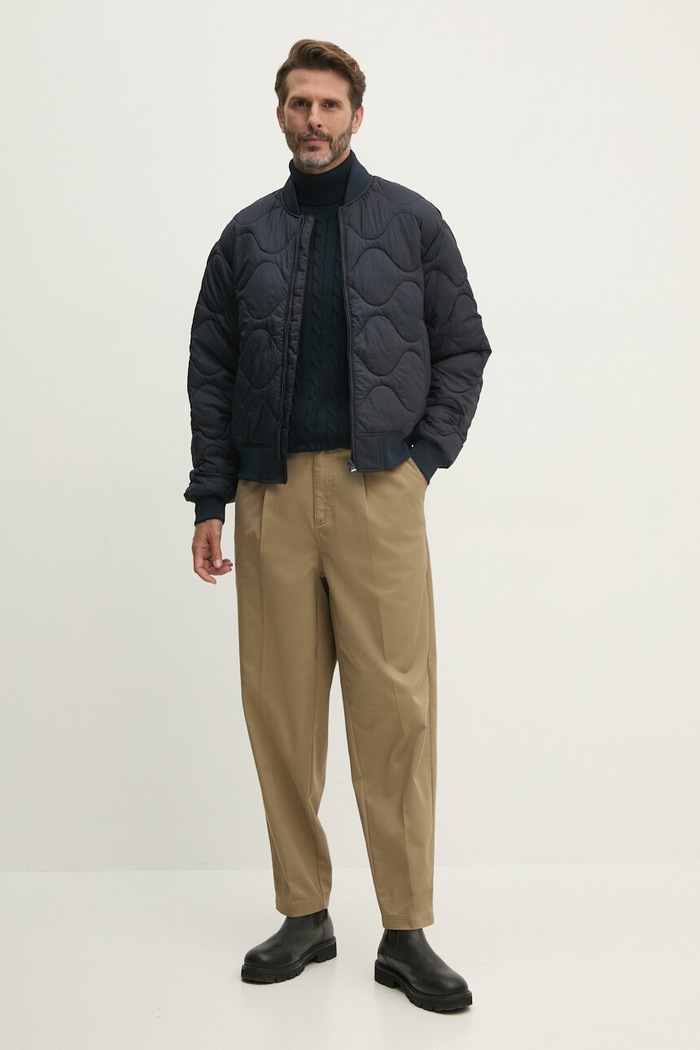 Bomber bunda Tommy Hilfiger MW0MW37341 námořnická modř AW24