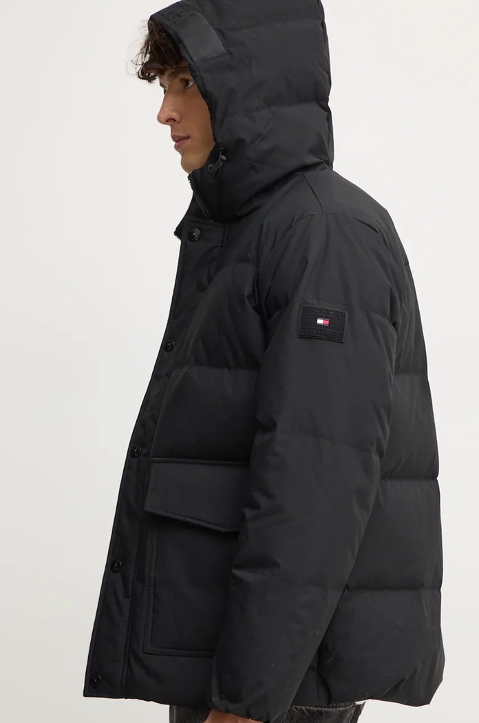 Oblečení Péřová bunda Tommy Hilfiger MW0MW37484 černá