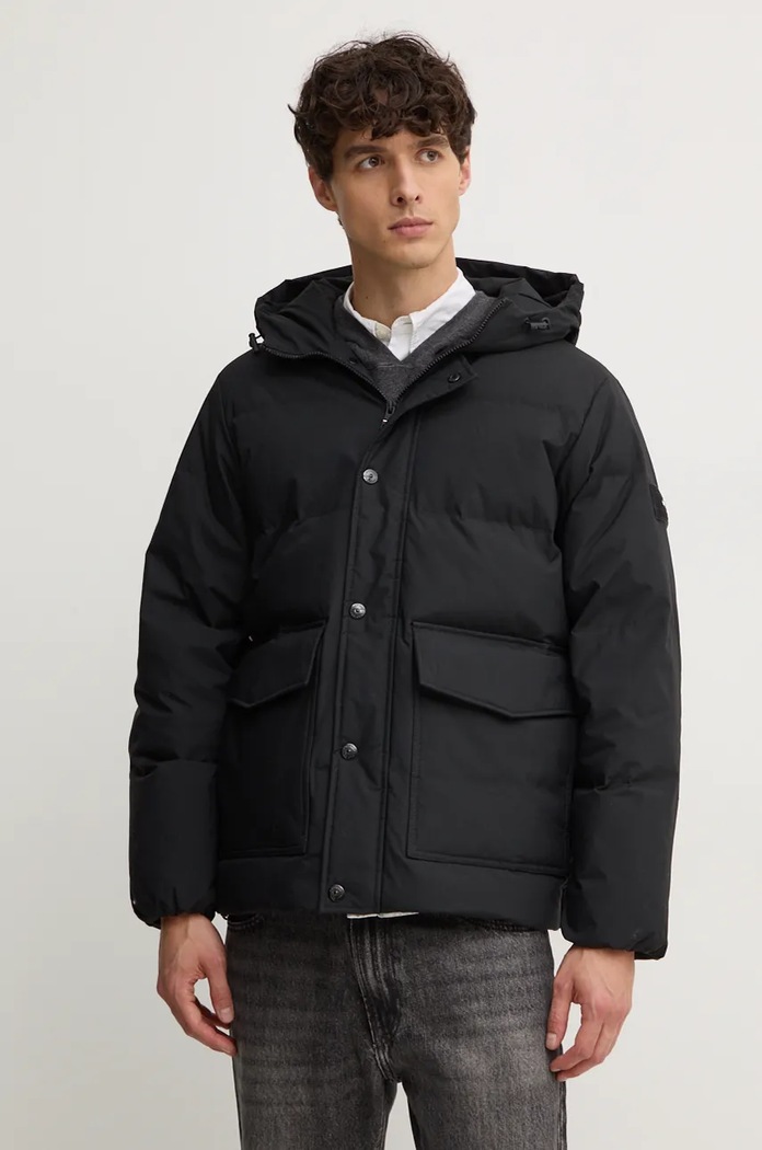 Péřová bunda Tommy Hilfiger MW0MW37484 černá