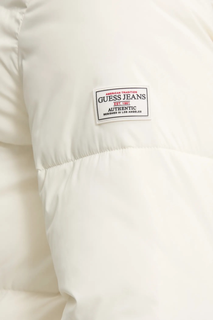 Guess Jeans prošívaná bunda pánská M4BL20.WGII2 béžová