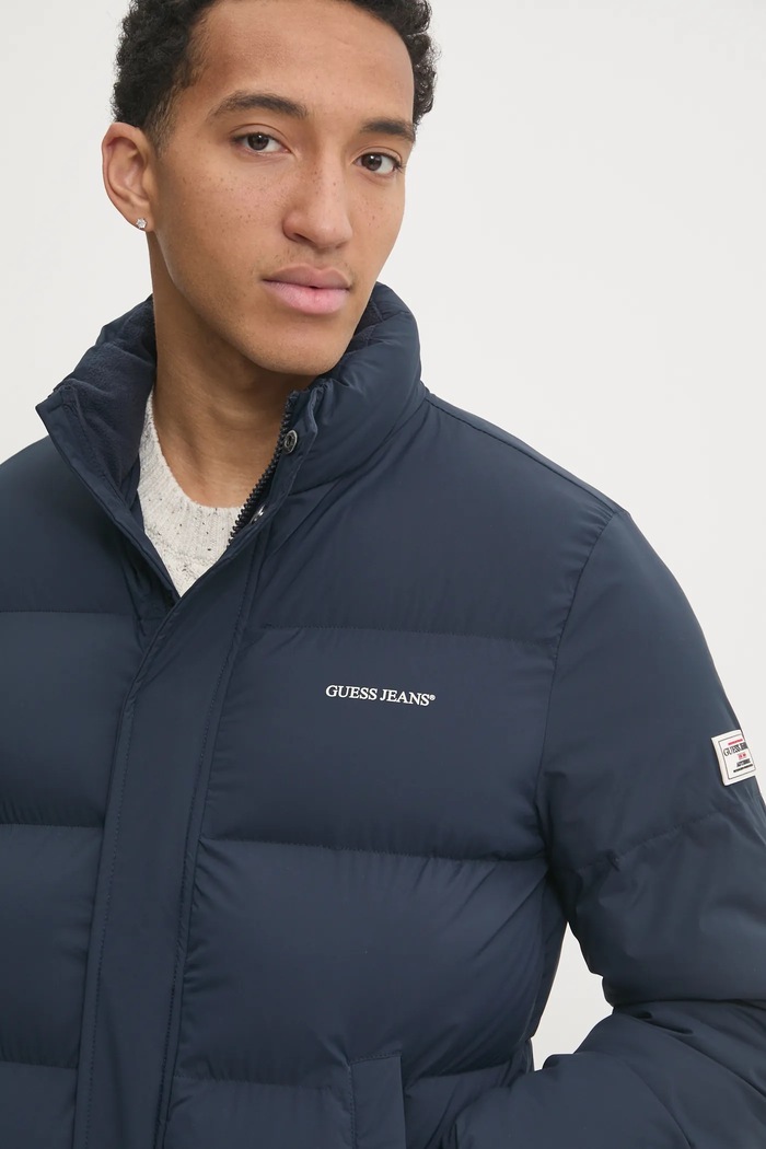 Bunda Guess Jeans námořnická modř M4BL20.WGII2