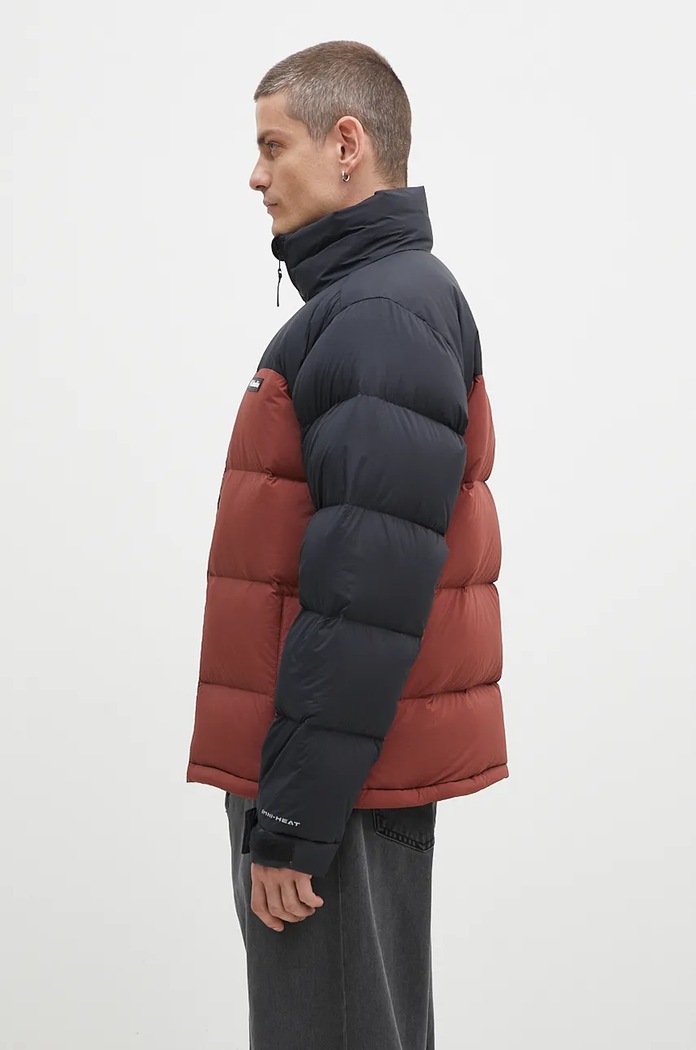 Columbia kurtka sportowa puchowa Bulo Point 2087961 bordowy AW24