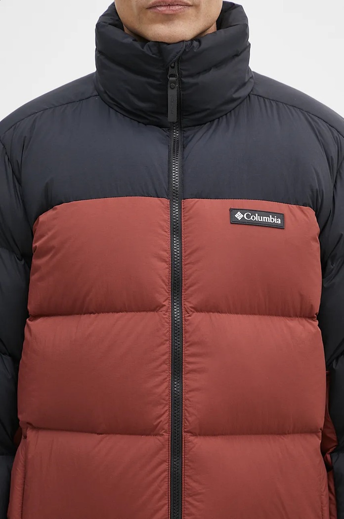 Columbia kurtka sportowa puchowa Bulo Point bordowy 2087961