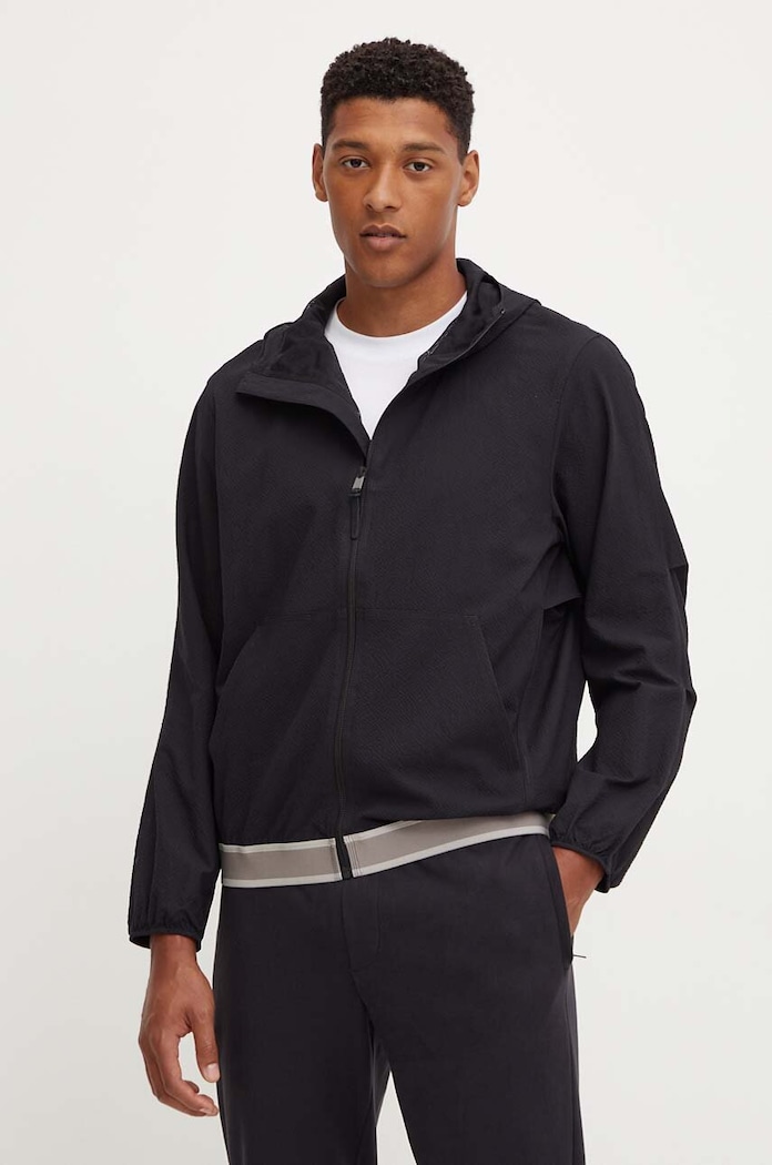 Tréningová bunda Calvin Klein Performance nezateplené čierna 00GMF4O505