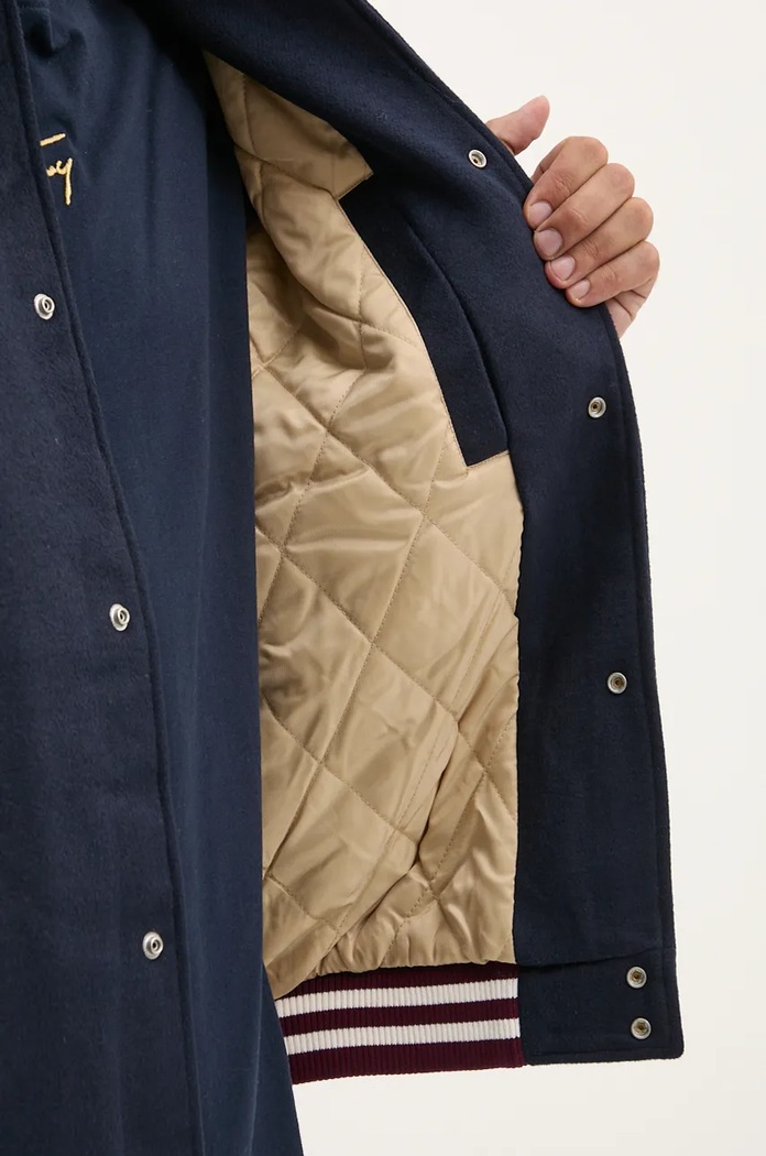 Tommy Jeans kurtka bomber z domieszką wełny DM0DM19631