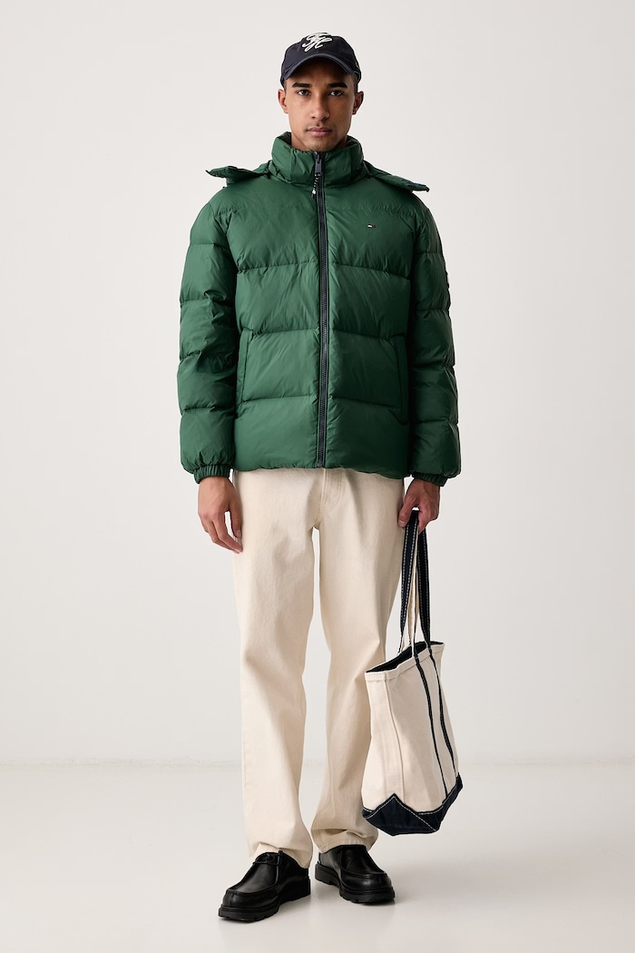 Tommy Jeans Kurtka puchowa męska DM0DM19786 zielony AW25