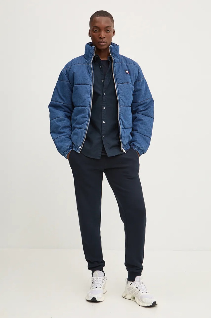 Tommy Jeans kurtka jeansowa DM0DM20438 niebieski AW24