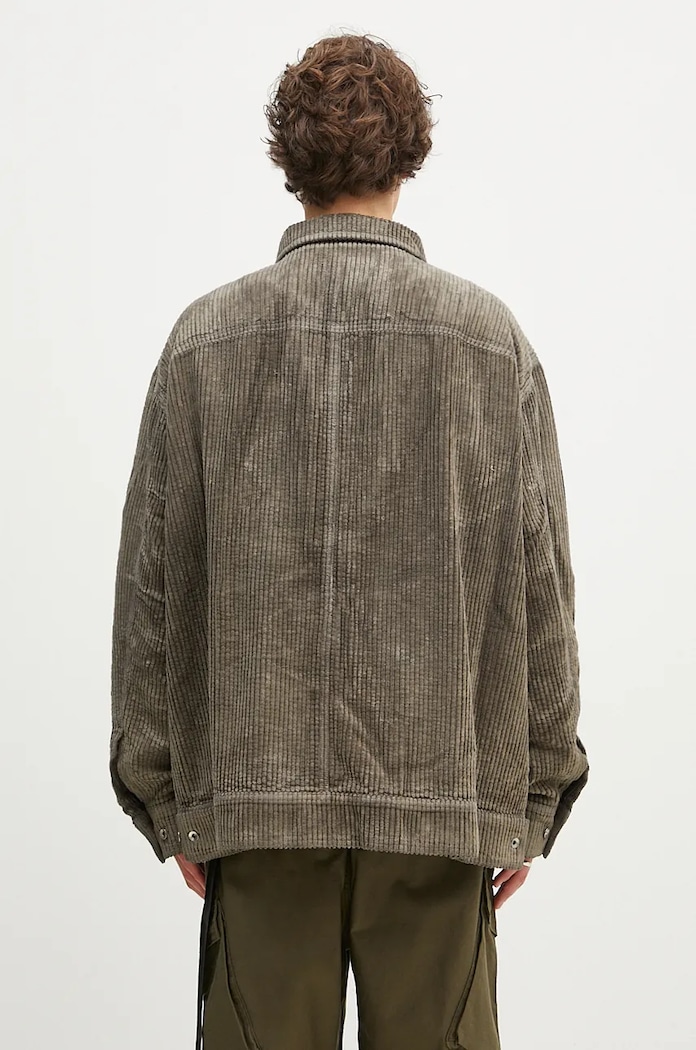 Oblečenie Menčestrová bunda Rick Owens Jumbo Worker DU02D2761.HCF sivá