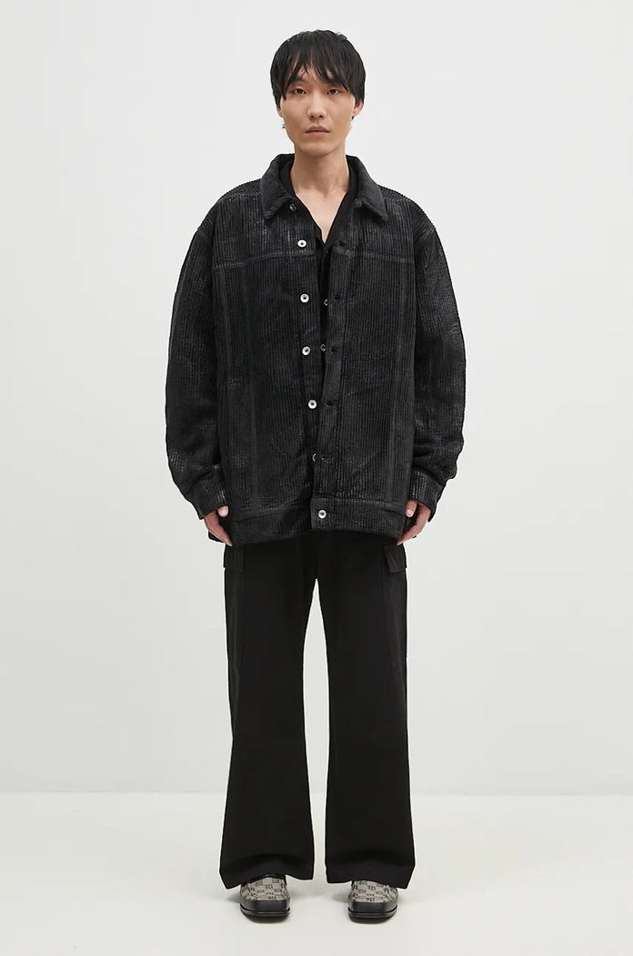 Rick Owens kurtka sztruksowa Jumbo Worker DU02D2761.HCF