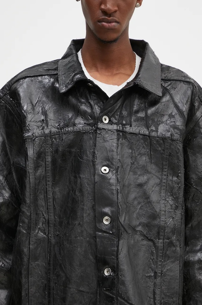 Куртка Rick Owens Jumbo Worker чёрный DU02D2761.BMC