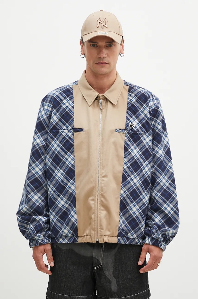 Dvostranska jakna AMBUSH Chinos Blouson Drugo mornarsko modra BMEM002F24FAB0014661