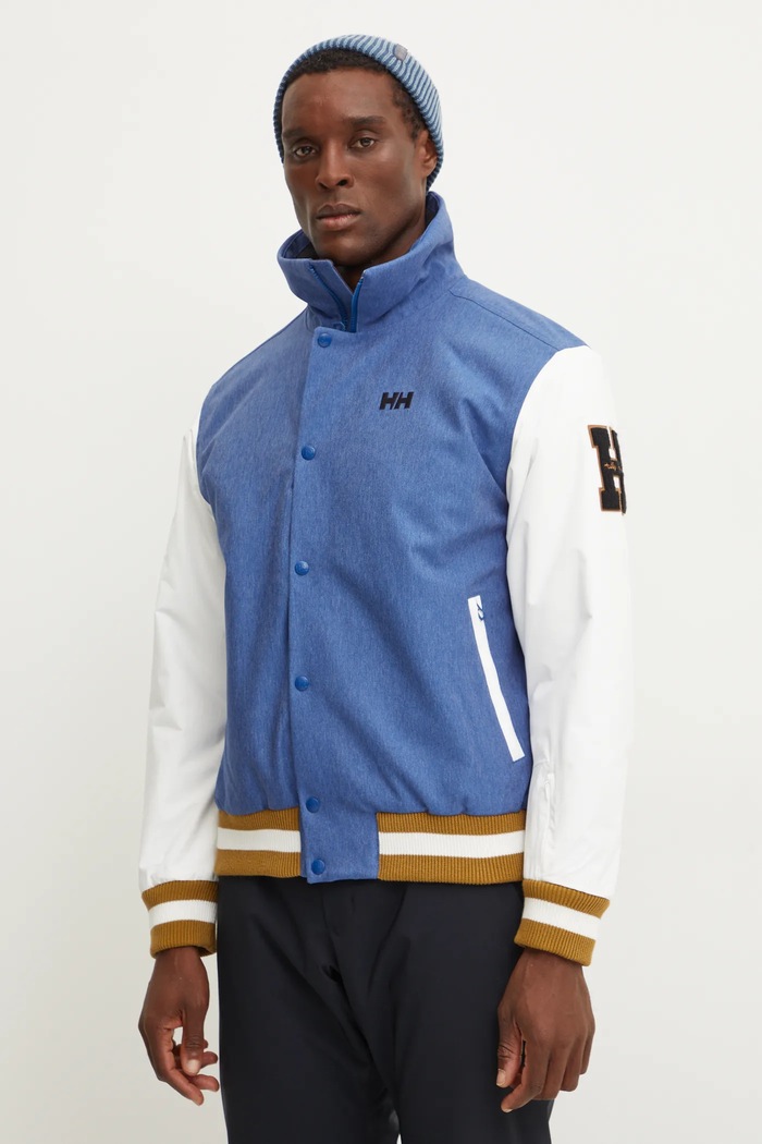 Μπουφάν για σκι Helly Hansen Apres Varsity χειμερινά σπόρ μπλε 65981
