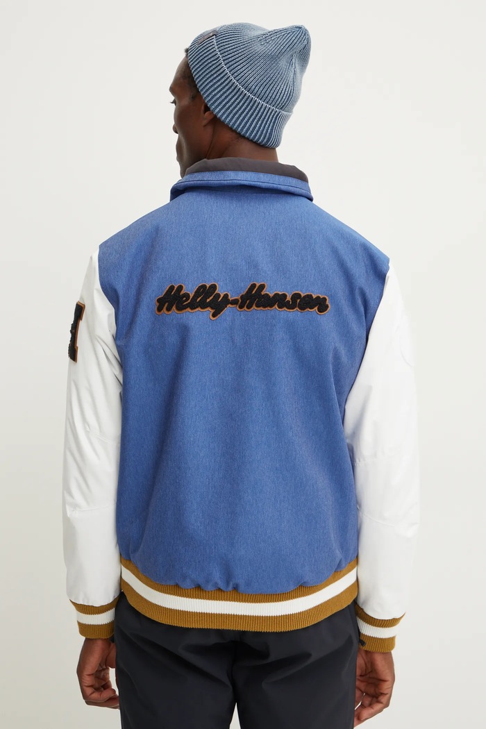 Ρούχα Μπουφάν για σκι Helly Hansen Apres Varsity 65981 μπλε