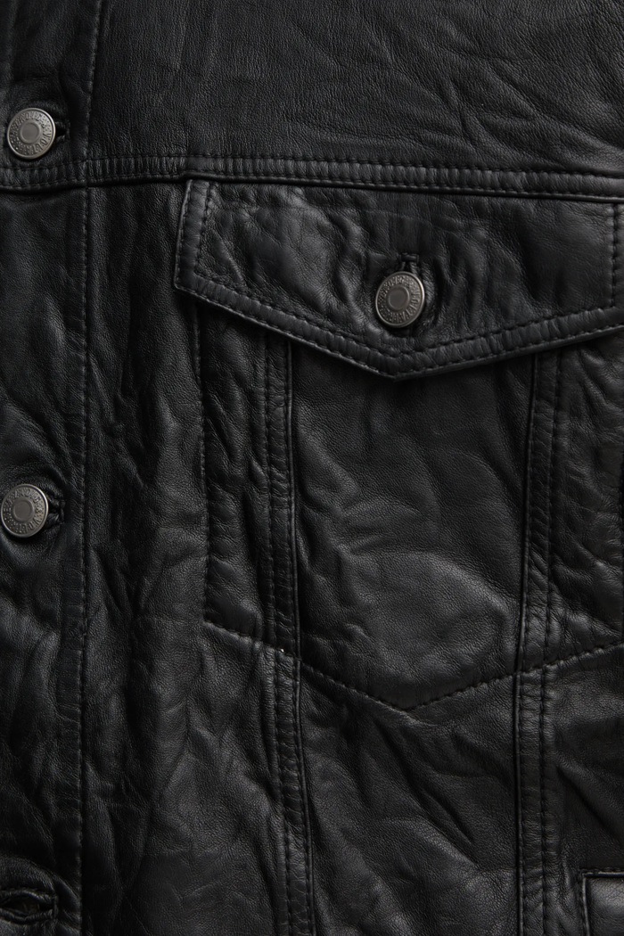 Kožená bunda ZADIG&VOLTAIRE RMOW00040 čierna