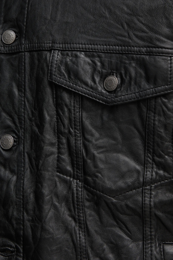 Kožená bunda ZADIG&VOLTAIRE RMOW00040 čierna