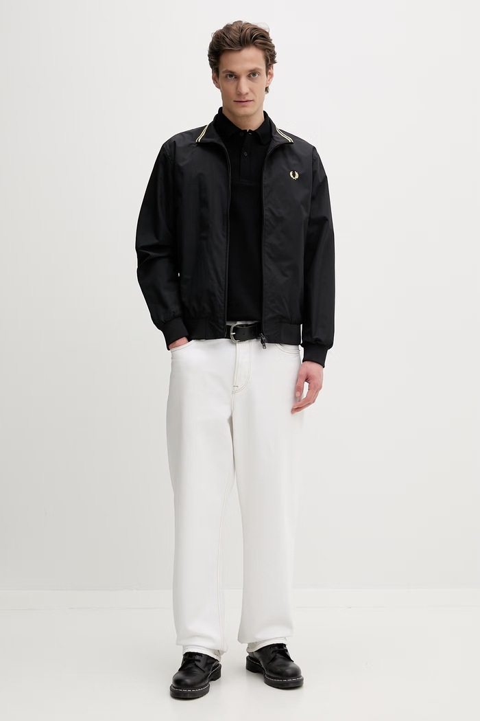 Jakna Fred Perry The Brentham Jacket J2660.350 črna SS26
