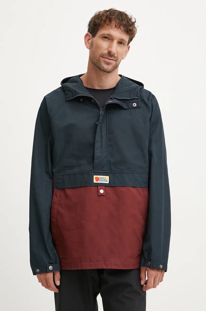 Outdoor jakna Fjallraven Vardag Anorak bez tople podstave mornarsko plava F87008.555.352