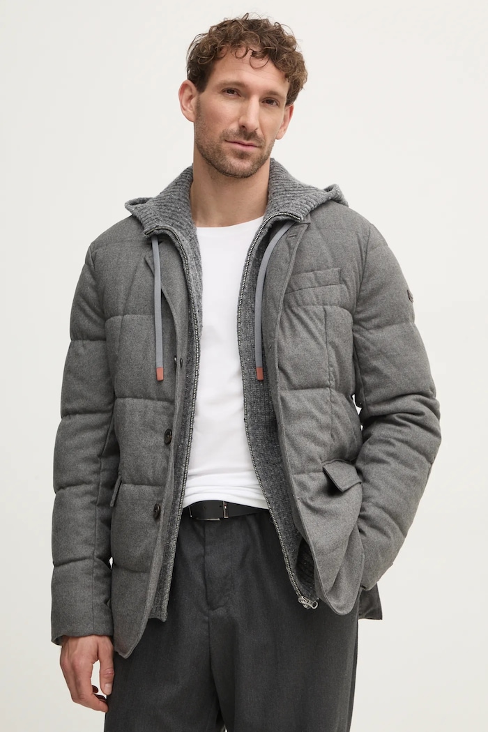 Hackett London rövid kabát szürke HM403211