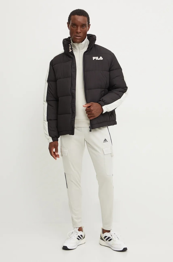 Яке Fila Leszno 90s FAM0770 черен AW24