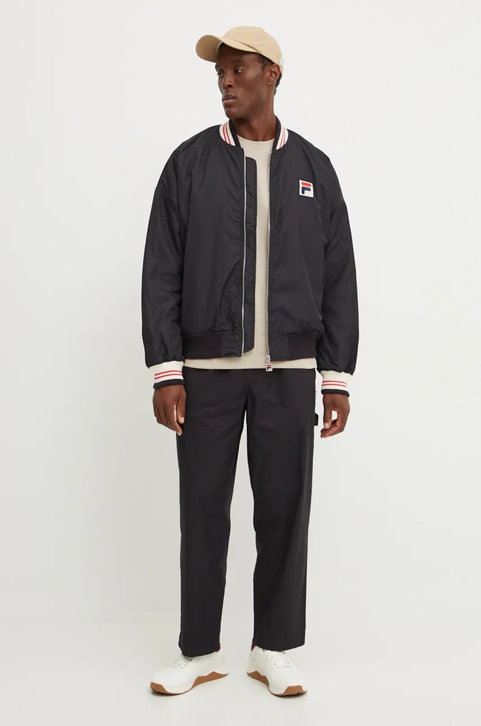 Яке бомбър Fila Limoges FAM0755 черен AW24