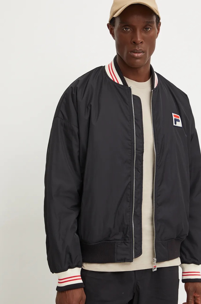 Яке бомбър Fila Limoges черен FAM0755