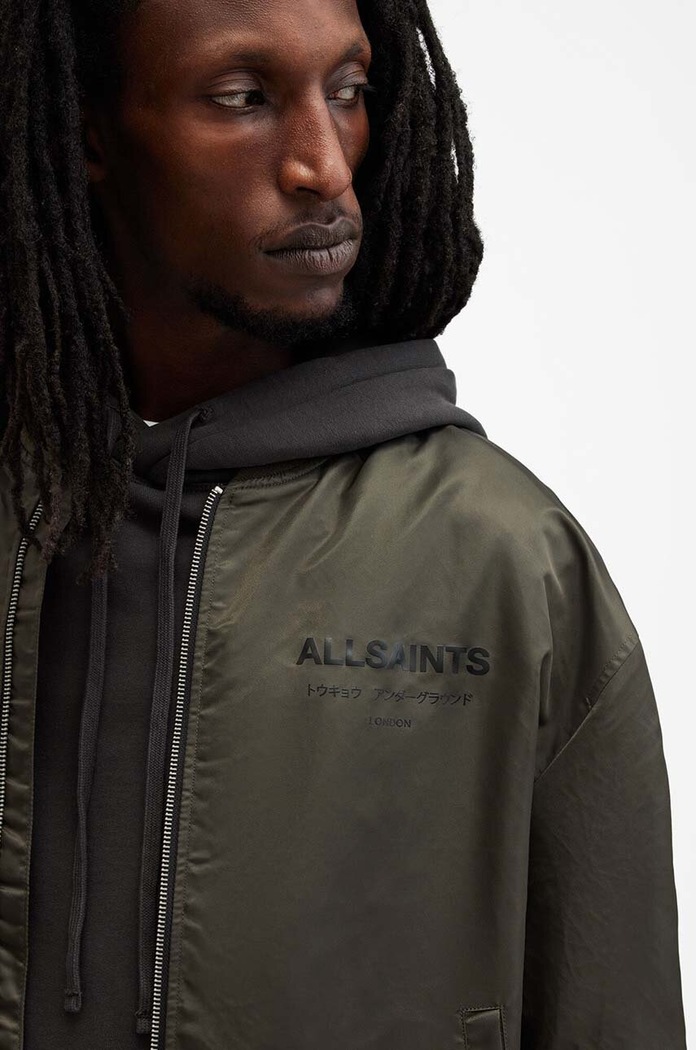 Oblečení Bomber bunda AllSaints UNDERGROUND M024OA zelená