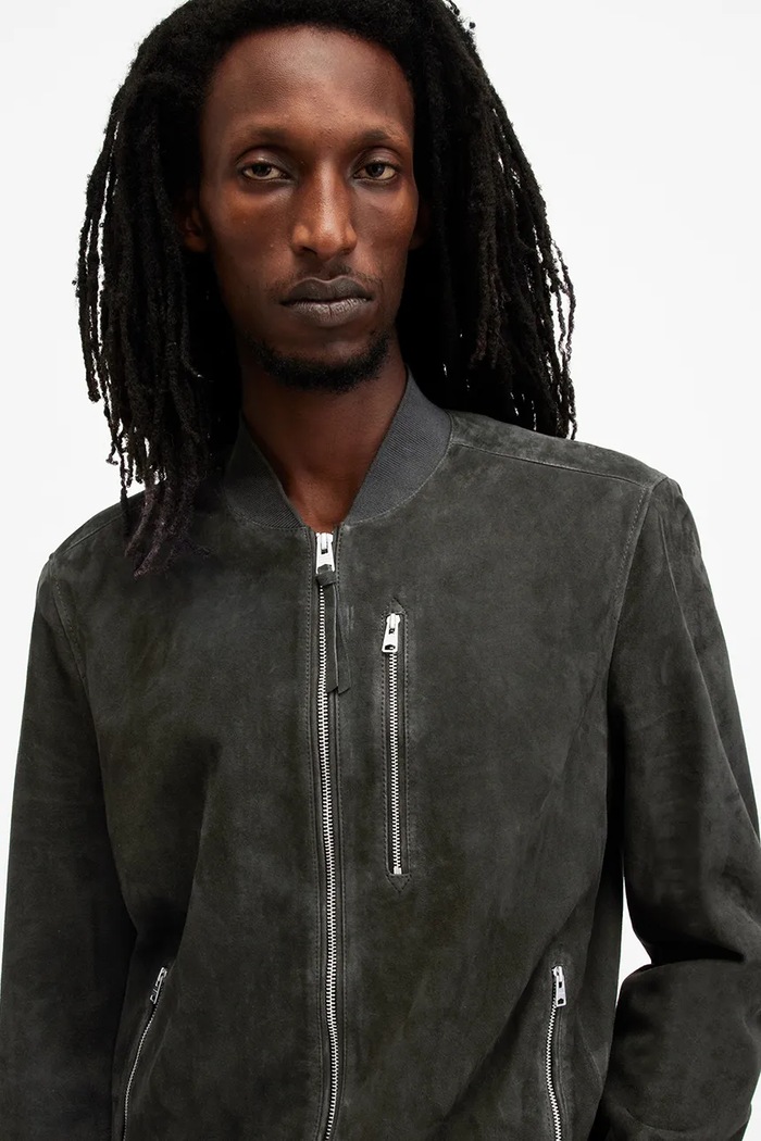Bomber jakna AllSaints M067LB zelena