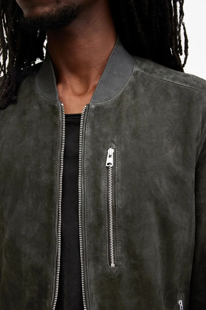 Bomber jakna AllSaints zelena M067LB
