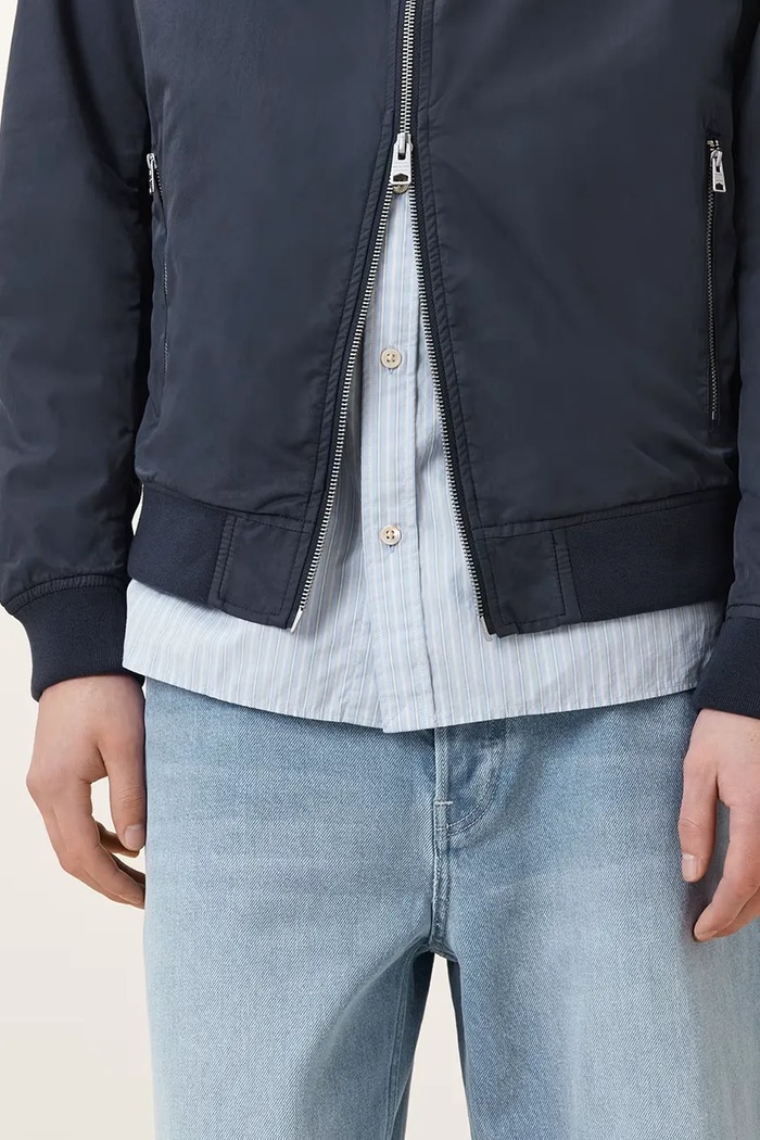 AllSaints bomber dzseki sötétkék M077OB