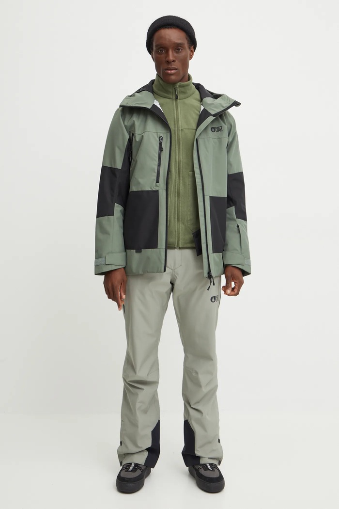 Picture Geacă de schi pentru bărbați Jomoh MVT0527 verde AW24