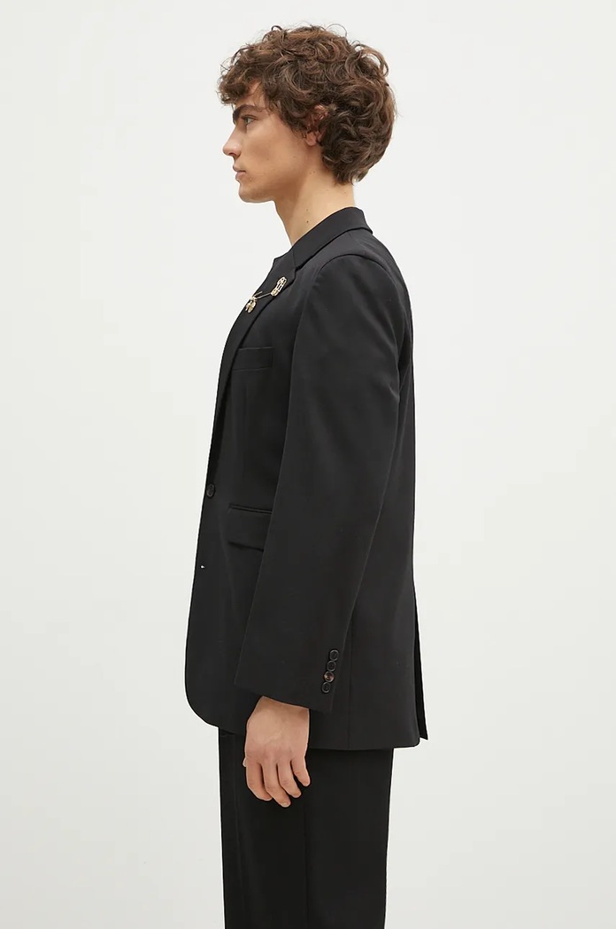 Aries wool blend blazer Single Breasted Tailored Jacket AR7010202 black AW24