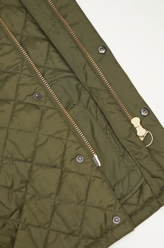 Bunda Barbour OS Transport Quilted Jacket MQU1796 zelená