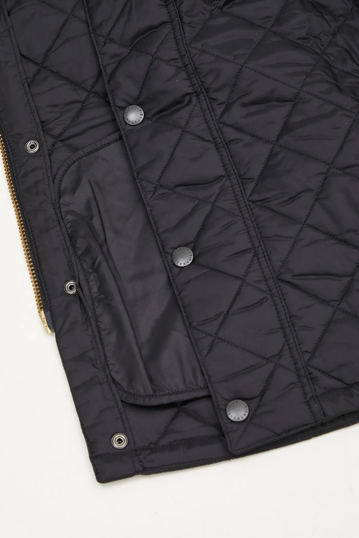 Kurtka OS Transport Quilted Jacket Barbour czarny MQU1796