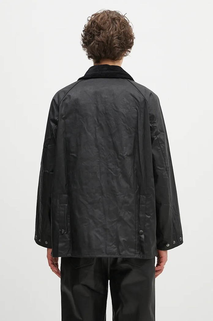 Дрехи Barbour Непромокаемо яке Barbour OS Bedale Wax Jacket MWX1679 черен