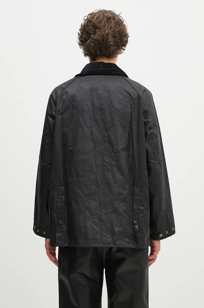 Дрехи Barbour Непромокаемо яке Barbour OS Bedale Wax Jacket MWX1679 черен