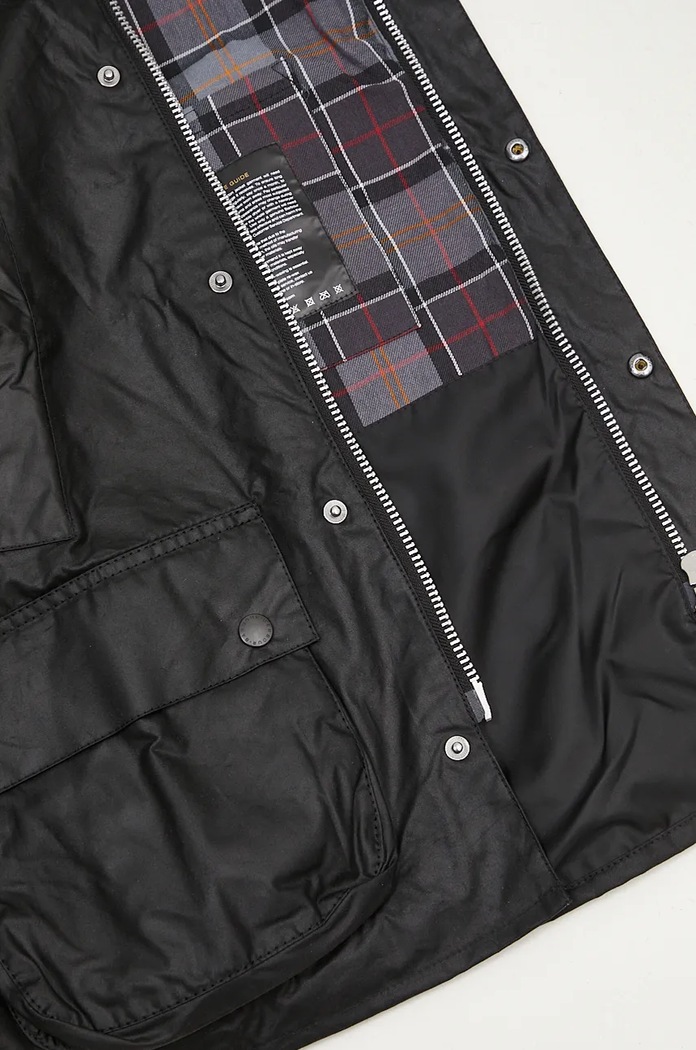 Непромокаемо яке Barbour OS Bedale Wax Jacket Barbour MWX1679 черен