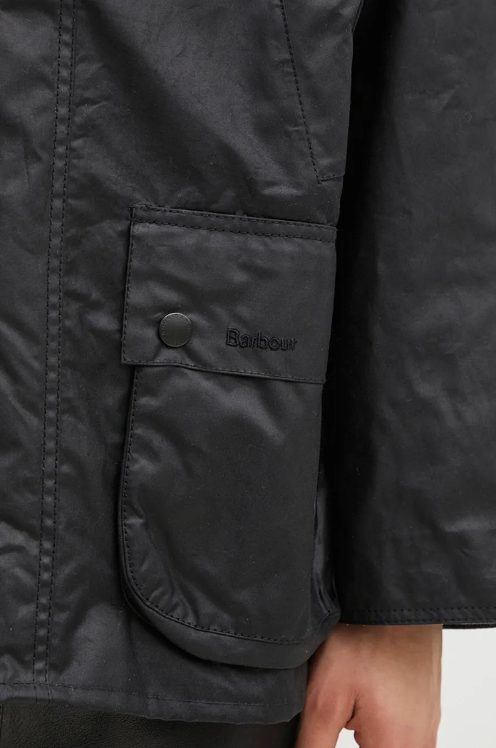 Непромокаемо яке Barbour OS Bedale Wax Jacket Barbour черен MWX1679