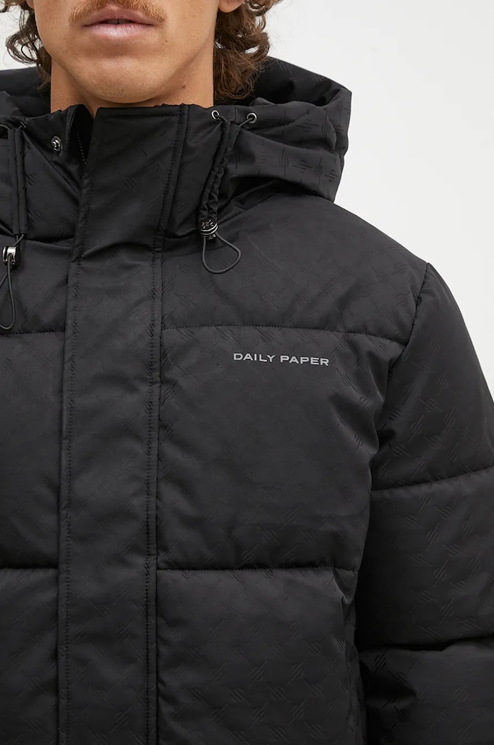 Bunda Daily Paper Monogram Puffer Jacket čierna 1000119