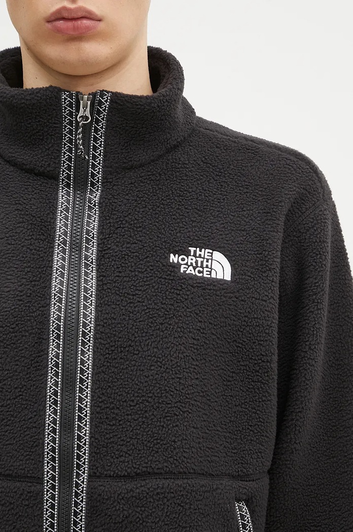 Fleecová mikina The North Face Fleeski Fz Jacket The North Face čierna NF0A88XQJK31