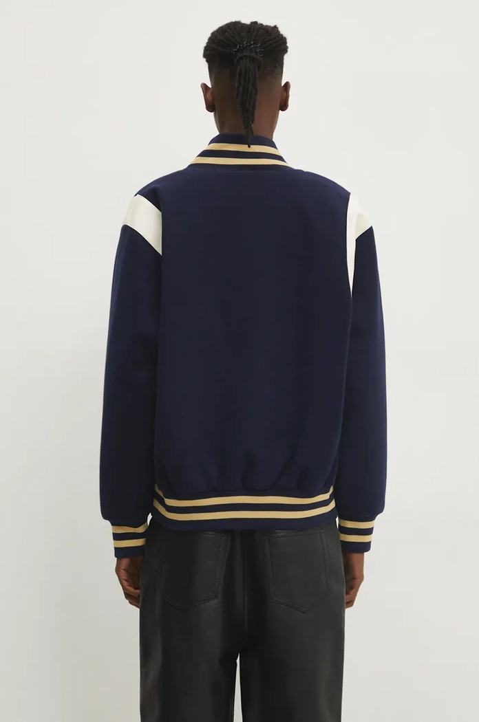 Oblačila Bomber jakna ICECREAM Drippy Varsity Jacket IC24301 mornarsko modra