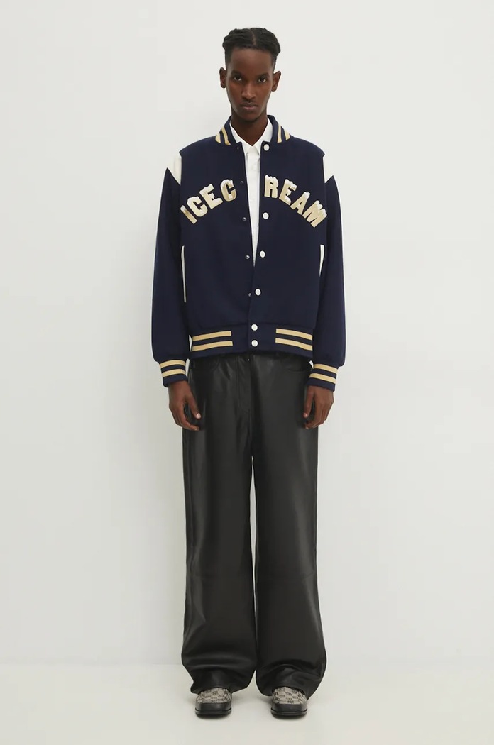 Bomber jakna ICECREAM Drippy Varsity Jacket IC24301