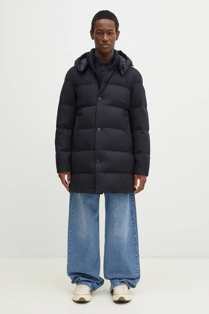 Шерстяная куртка-бомбер Woolrich Luxe Long Parka CFWOOU0627MRUT3108.UT31