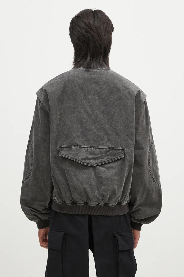 Ρούχα Μπουφάν bomber Represent Inset Sleeve Bomber MLM1034.230 μαύρο