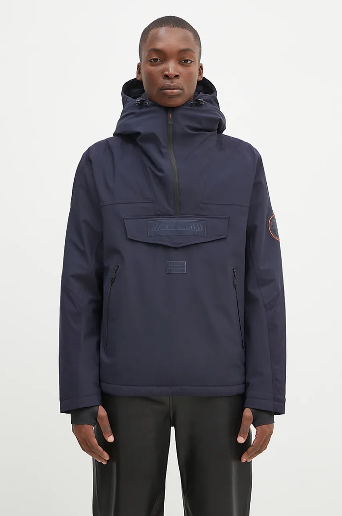 Napapijri giacca Rainforest Tech foderato blu navy NP0A4I9C1761