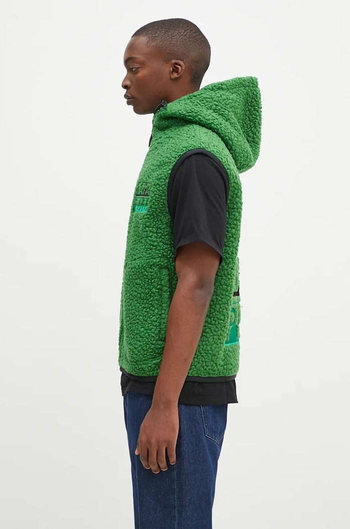 Napapijri gilè con aggiunta di lana T-Jaman V NP0A4HZMG1T1 verde AW24