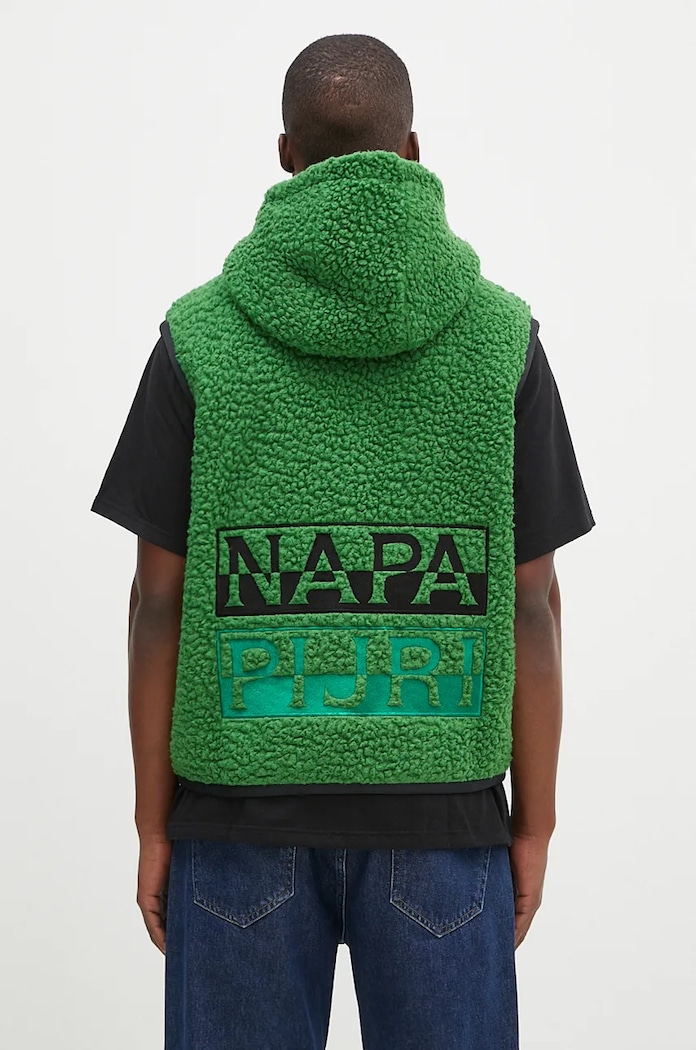 Abbigliamento Napapijri gilè con aggiunta di lana T-Jaman V NP0A4HZMG1T1 verde